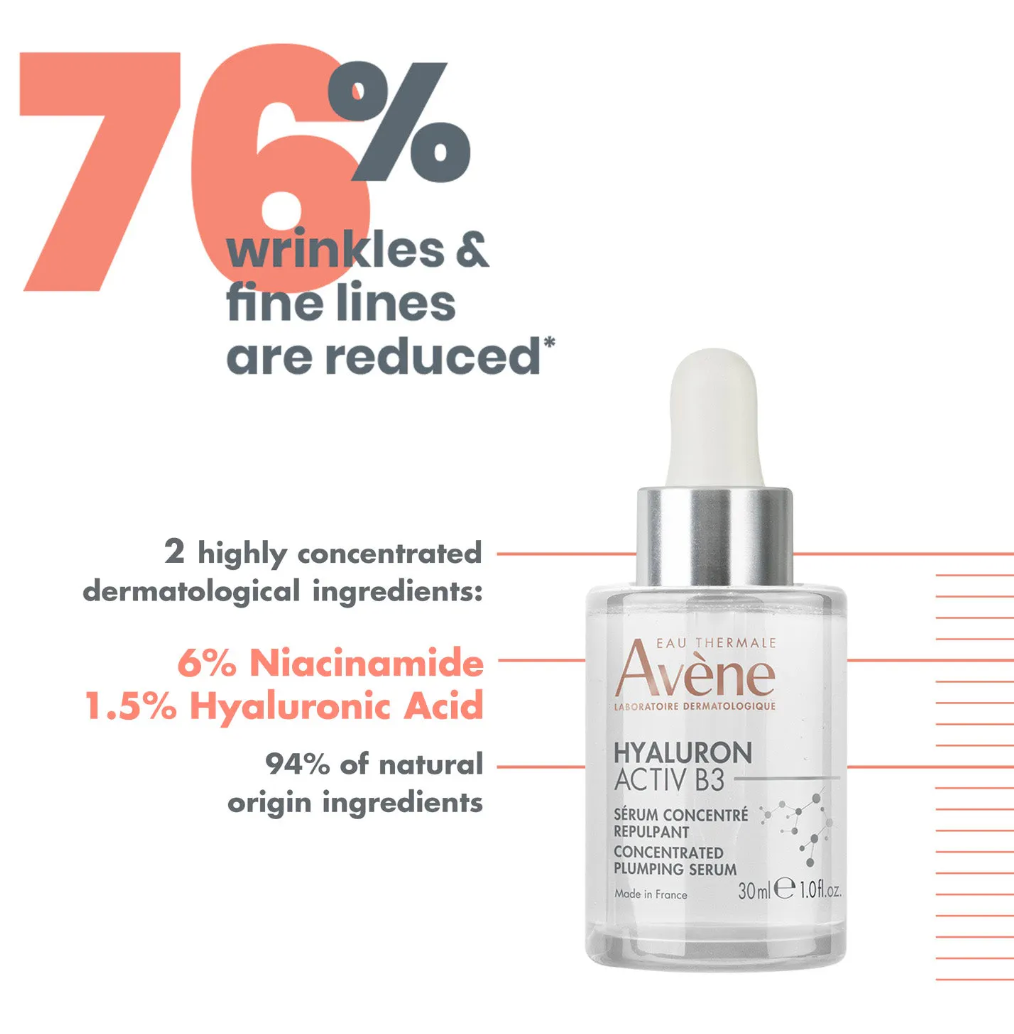 AVÈNE HYALURON ACTIV B3 Concentrated Plumping serum 30 ml