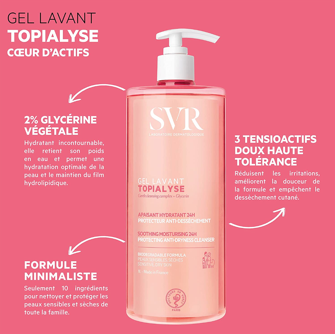 SVR Topialyse Gel Lavant 400ml