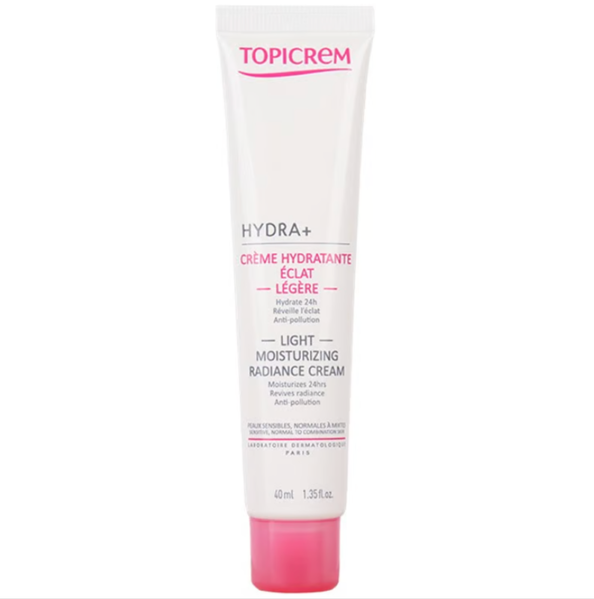 Topicrem Hydra+ Light Moisturizing Radiance Cream 40ml