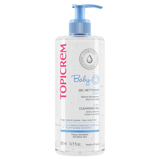 Topicrem Baby 2 in 1 Cleansing Gel 500ml