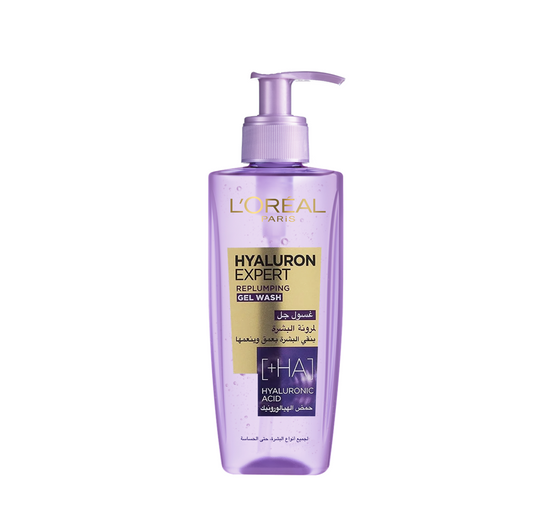 L'Oreal Paris Hyaluron Expert Moisturiser and Anti-Aging Gel Wash 200ml