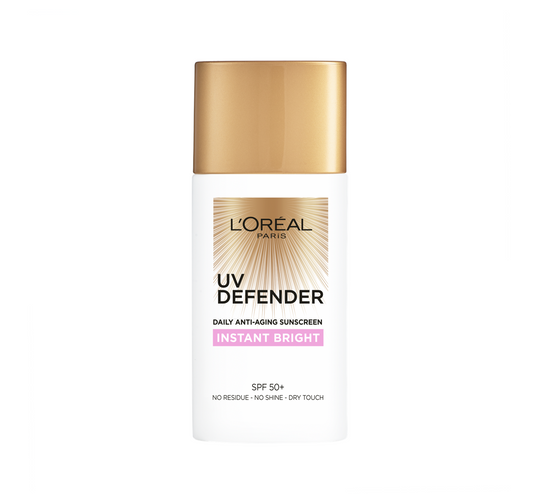 L'Oreal Paris UV Defender Sunscreen SPF50+/PA++++  -Instant Bright  50ml