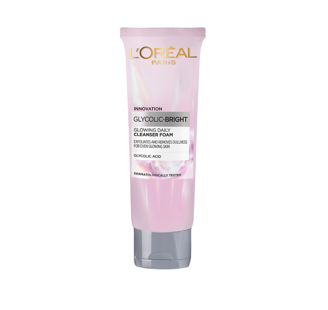 L'Oreal Paris Glycolic Bright Glowing Daily Cleanser Foam 100ml