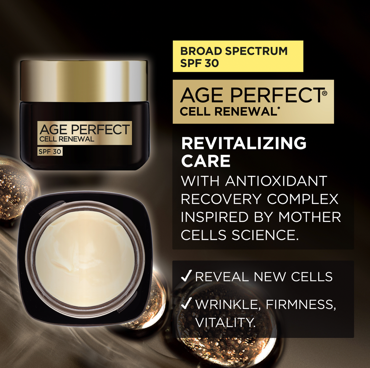 L'Oreal DE AgePerfect Cell Renewal Day Cream SPF 30 - 50ml