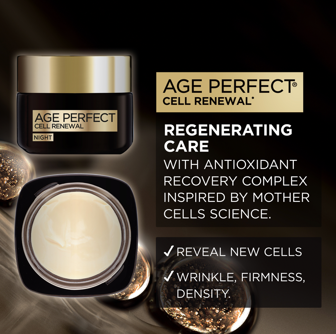 L'Oreal DE AgePerfect Cell Renewal Anti-Aging Night Cream 50ml