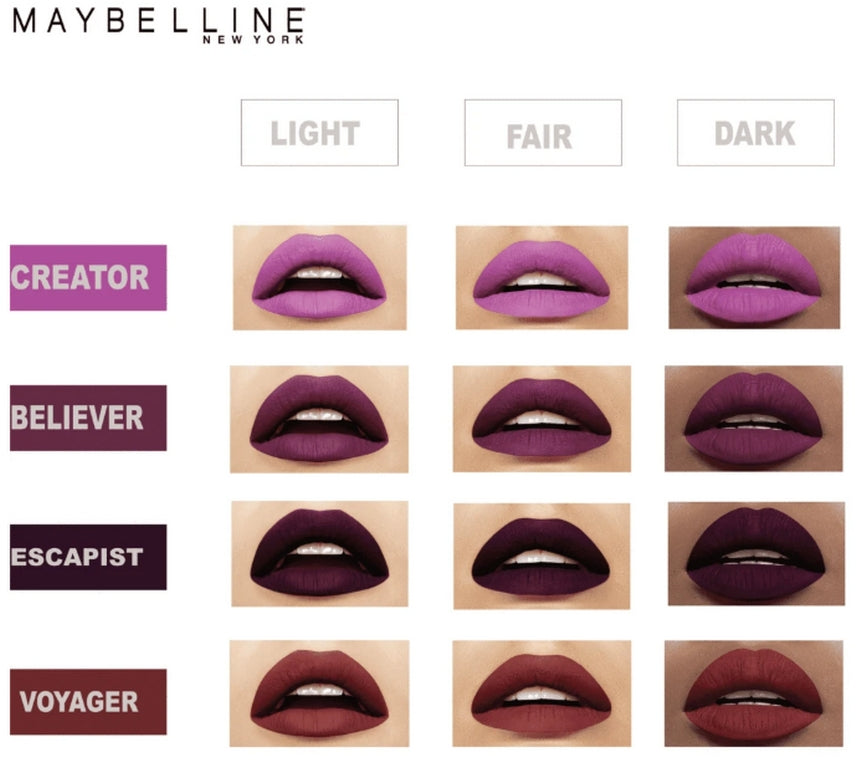 Maybelline New York Super Stay Matte Ink Liquid long lasting Lipstick