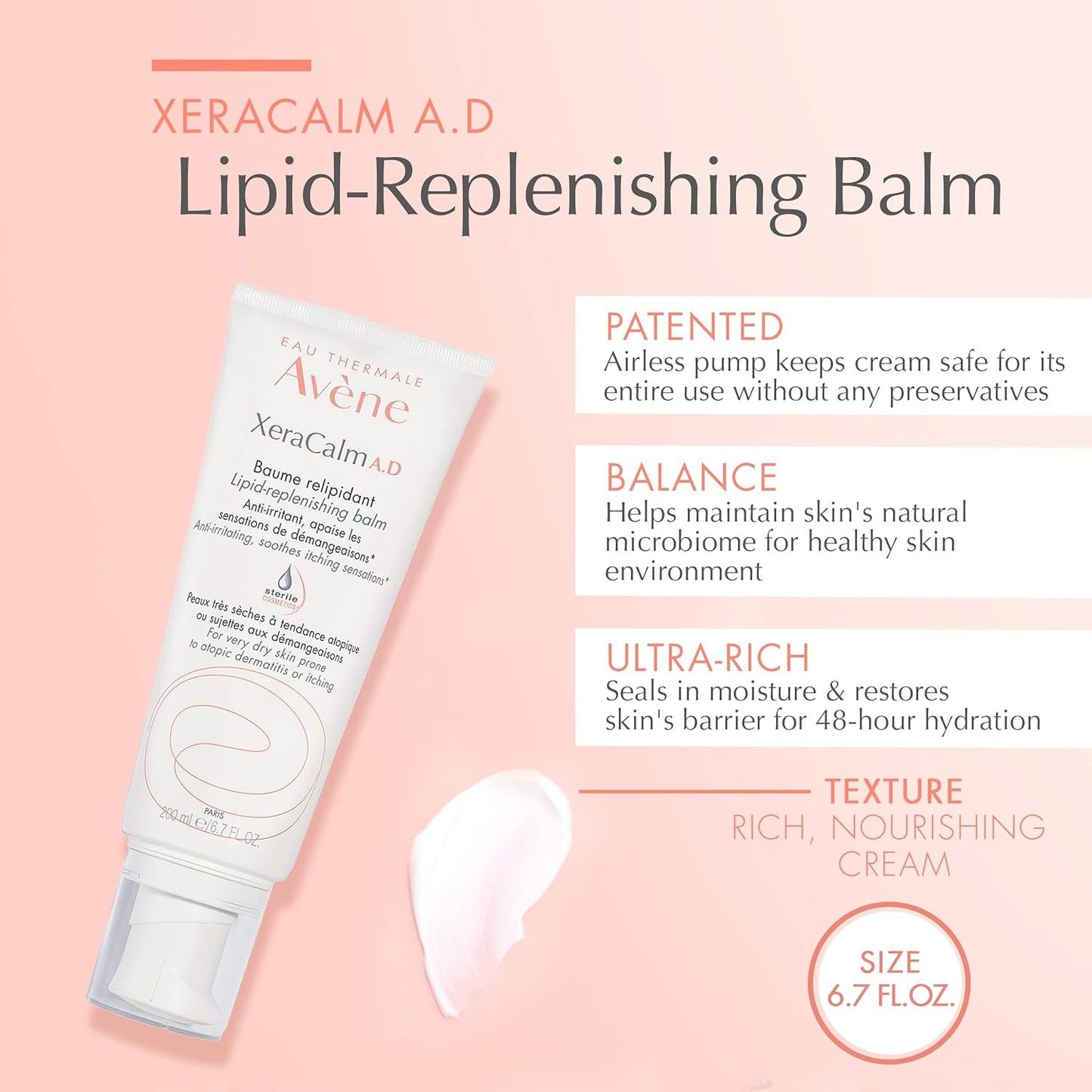 AVÈNE XeraCalm A.D Lipid-replenishing Balm 200ml