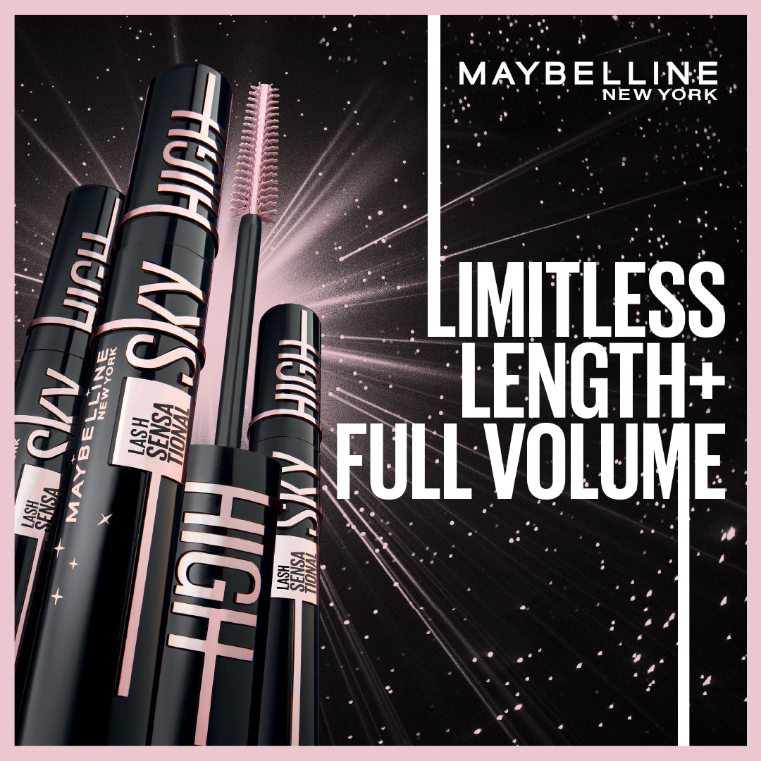 Maybelline New York Lash Sensational Sky High Mascara - Volumizing & Lengthening Black