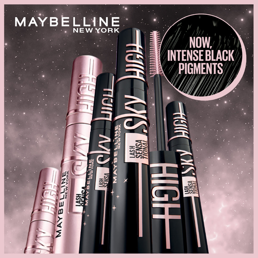 Maybelline New York Lash Sensational Sky High Mascara - Volumizing & Lengthening Black