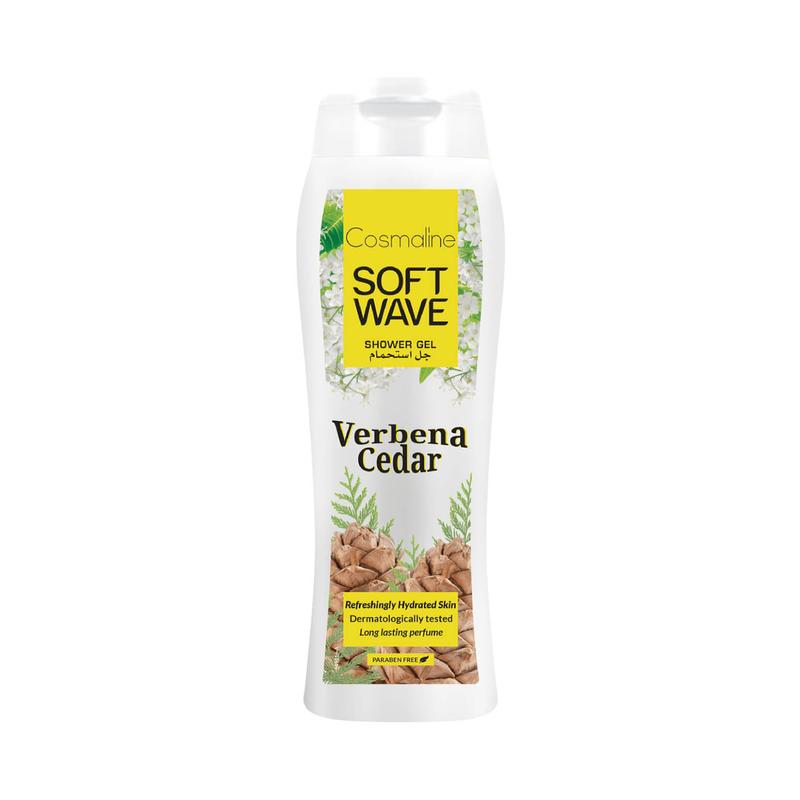 Cosmaline Soft Wave Shower Gel Verbena Cedar 400ml