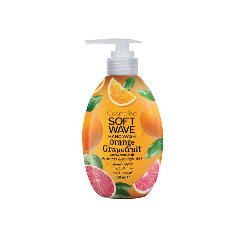 Cosmaline Soft Wave Hand Wash Orange Grapefruit 550ml