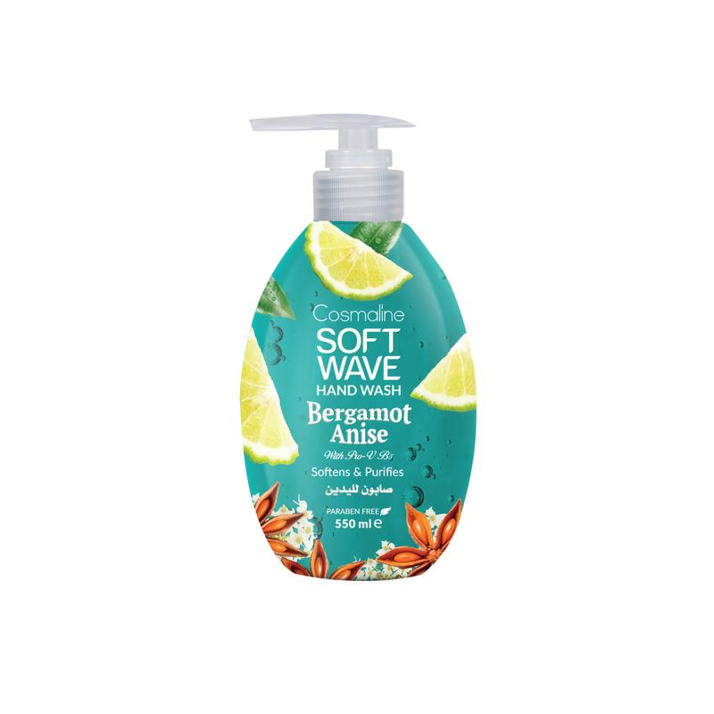 Cosmaline Soft Wave Hand Wash Bergamot Anise 550ml