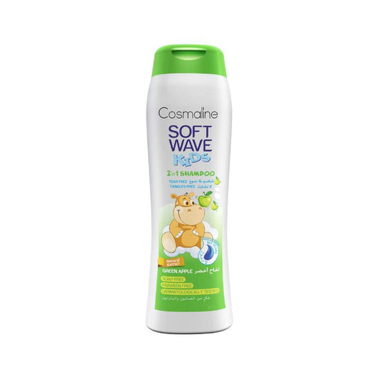 Cosmaline Soft Wave Kids Shampoo Green Apple - Tear Free 400ml