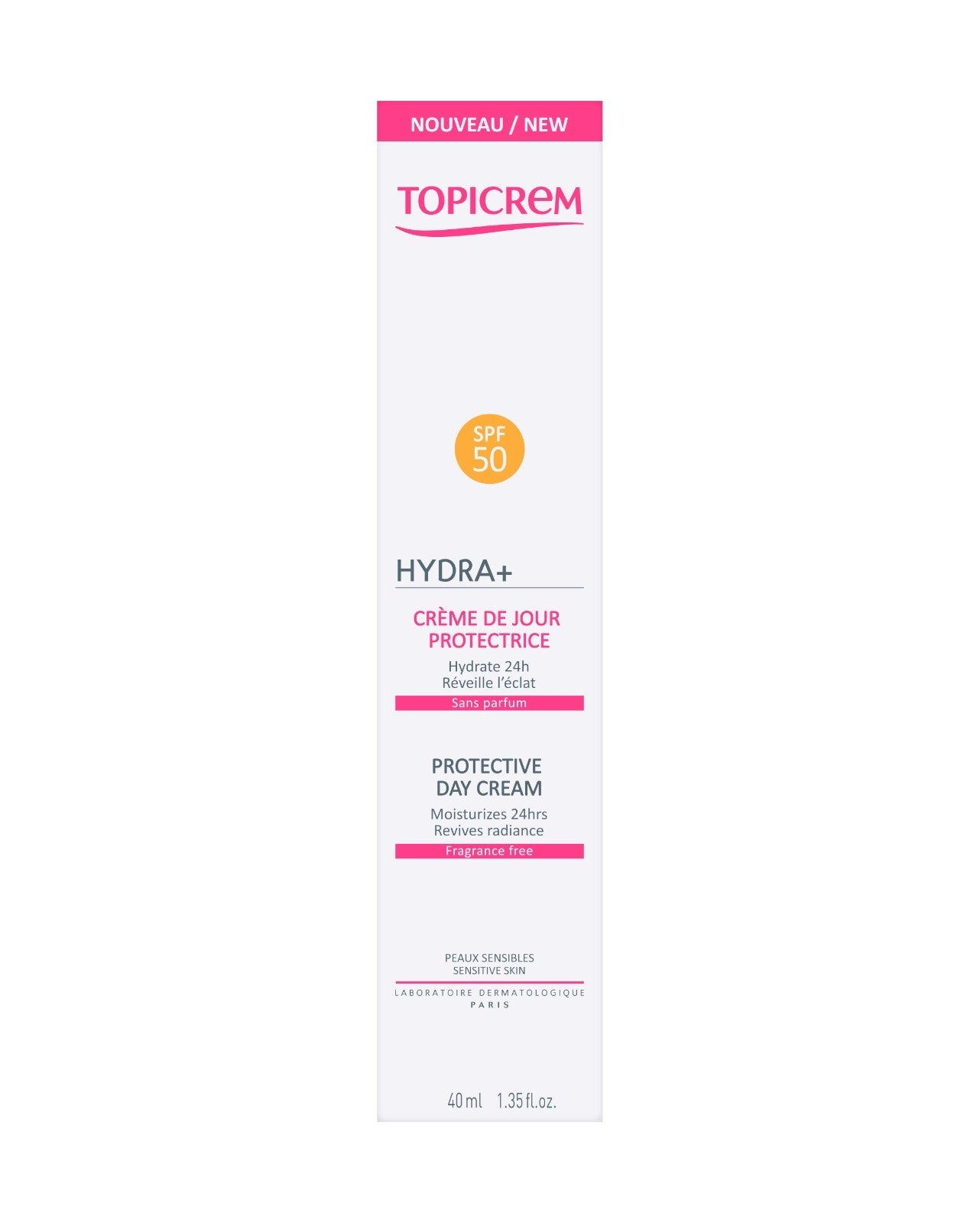 Topicrem Hydra+ Protective Day Cream SPF50 40ml