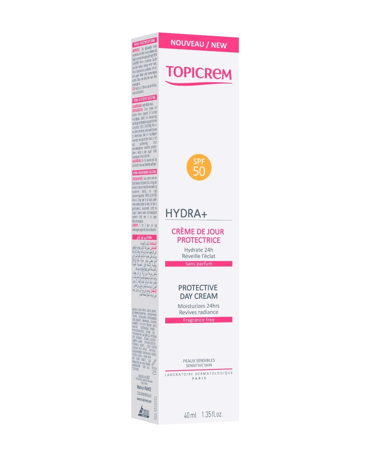 Topicrem Hydra+ Protective Day Cream SPF50 40ml