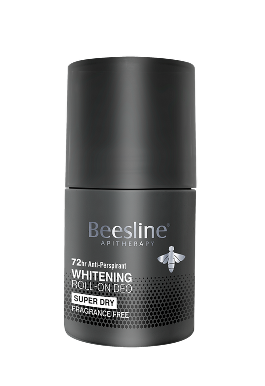 Beesline Whitening Roll-on Deo Super Dry, Silver Power - Fragrance Free