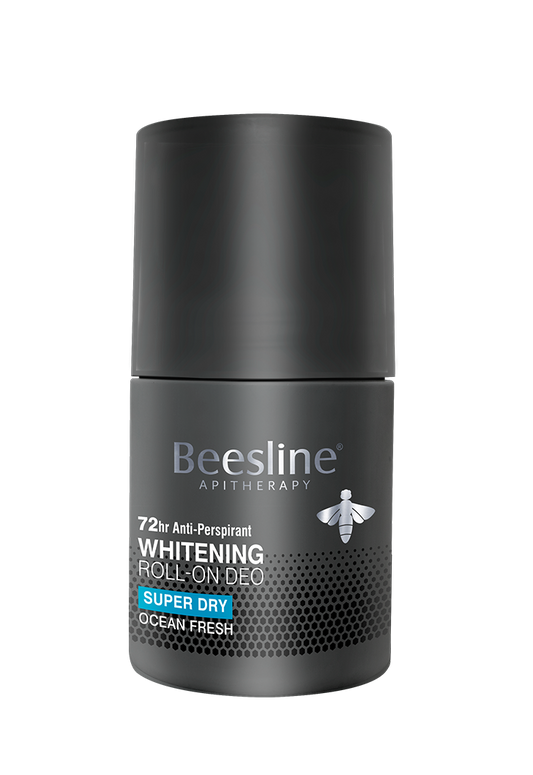 Beesline Whitening Roll-on Deo Super Dry, Silver Power - Ocean Fresh