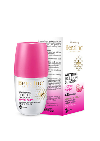 Beesline Whitening Roll-On Deodorant - Cotton