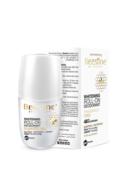 Beesline Whitening Roll-On Deodorant Fragrance Free