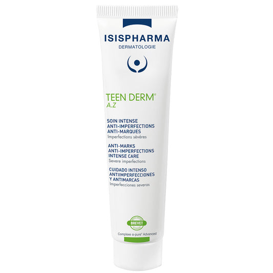 ISISPHARMA TEEN DERM® AZ - Triple action treatment inflammatory acne 30 ml