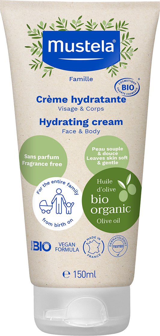 Mustela Certified Organic Hydrating cream 150 ml