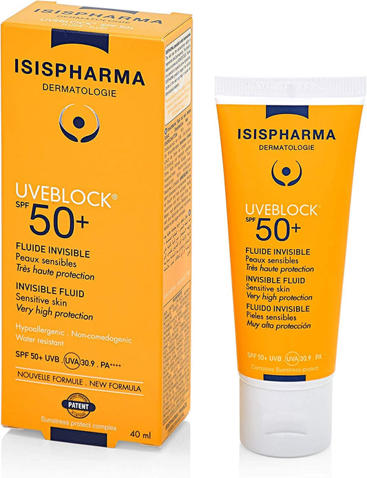 ISISPHARMA UVEBLOCK® SPF 50+ INVISIBLE FLUID 40 ml